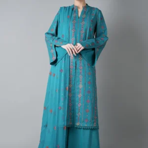 2 Piece Velvet Suit- Embroidered